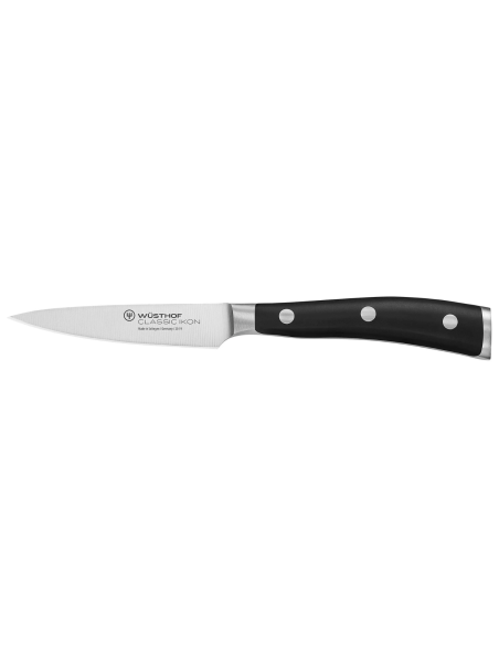 Set van 3 Wüsthof Classic Ikon gesmede messen - office 9cm + tranchelard 20cm + chef 20cm