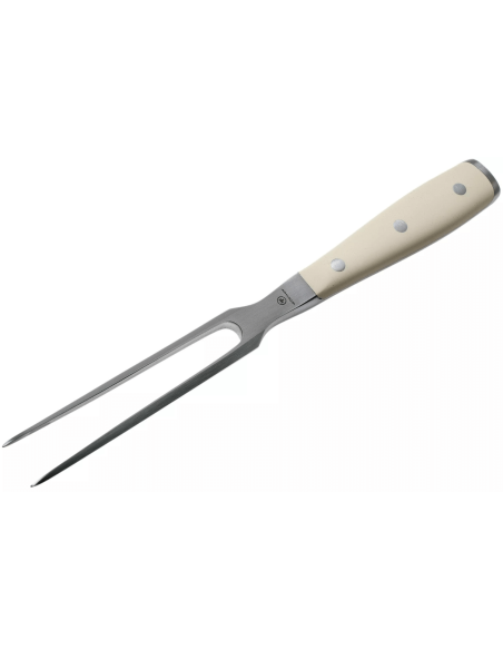 Wüsthof Classic Ikon White forged meat fork 16cm