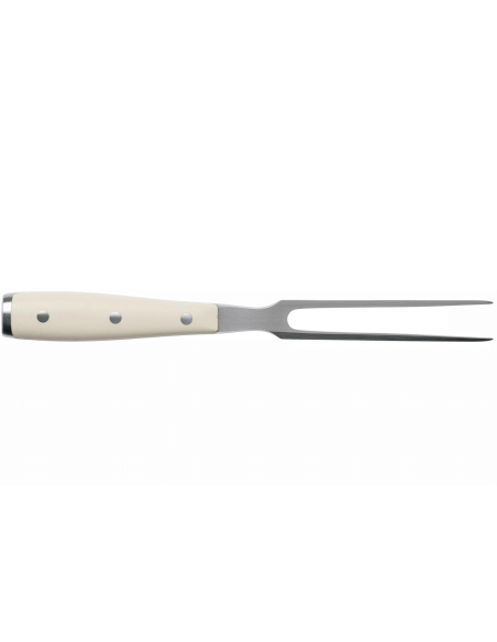 Wüsthof Classic Ikon Blanco tenedor de carne forjado 16cm