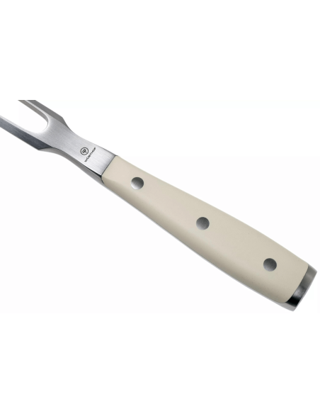 Wüsthof Classic Ikon White smedet kødgaffel 16 cm