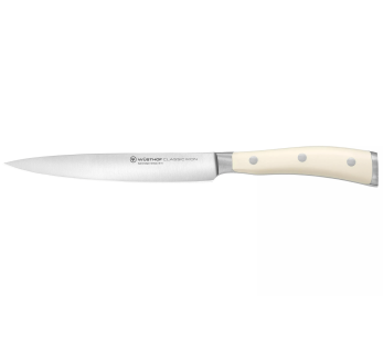 Wüsthof Classic Ikon Valkoinen taottu 16cm viipalointiveitsi
