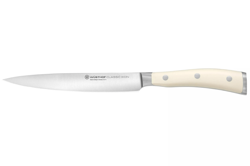 Wüsthof Classic Ikon Valkoinen taottu 16cm viipalointiveitsi