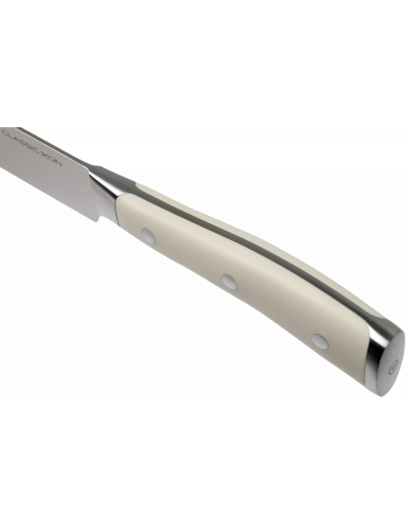 Wüsthof Classic Ikon Blanco forjado 20cm Cuchillo rebanador