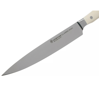 Wüsthof Classic Ikon Valkoinen taottu viipalointiveitsi 20cm veitsi 20cm 2