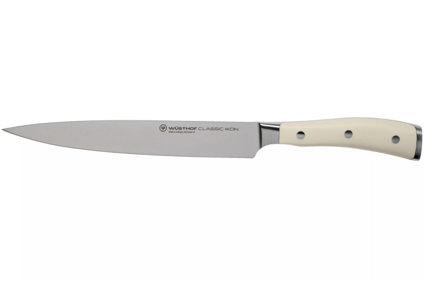 Wüsthof Classic Ikon Blanco forjado 20cm Cuchillo rebanador