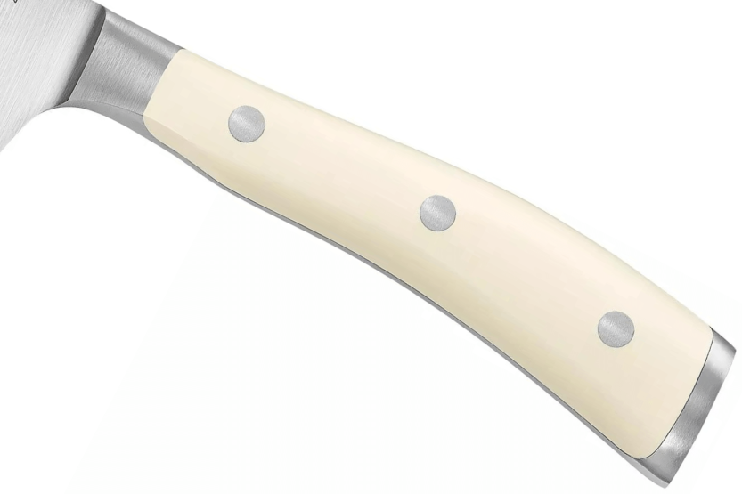 Coltello da cuoco Wüsthof Classic Ikon bianco forgiato da 16 cm