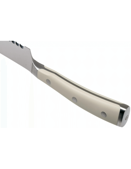 Wüsthof Classic Ikon vit smidd brödkniv 20cm