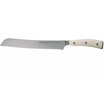 Wüsthof Classic Ikon valkoinen taottu leipäveitsi 20cm