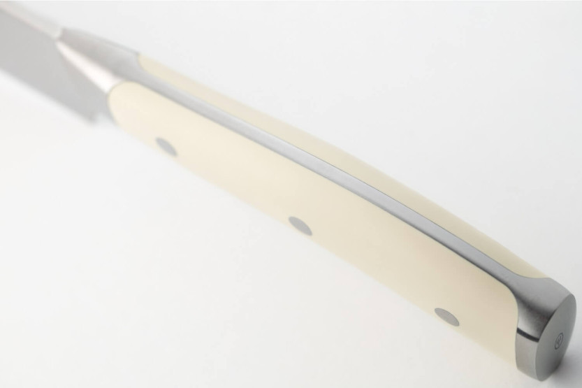 Wüsthof Classic Ikon hvid smedet santoku-kniv 17 cm med granton-kantblad