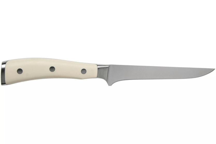 Coltello da disosso Wüsthof Classic Ikon bianco forgiato 14 cm