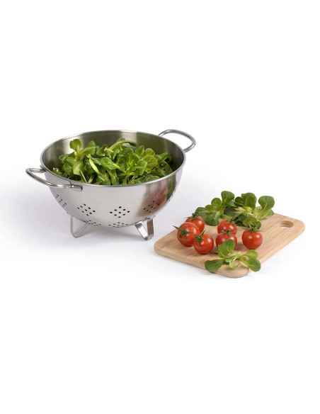 Artame ergonomiskt durkslag i rostfritt stål 18/10 med 3 fötter - diameter 22 cm