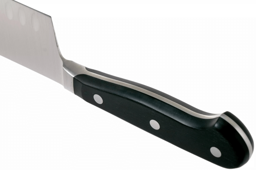 Wusthof Classic smedet nakiri-kniv 17 cm med granton-kantblad
