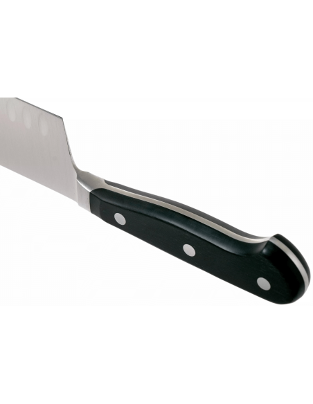 Wusthof Classic smedet nakiri-kniv 17 cm med granton-kantblad