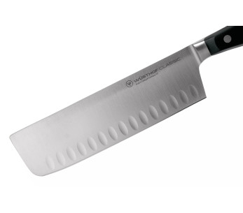 Wusthof Classic smidd nakiri-kniv 17 cm med granton-eggblad 2