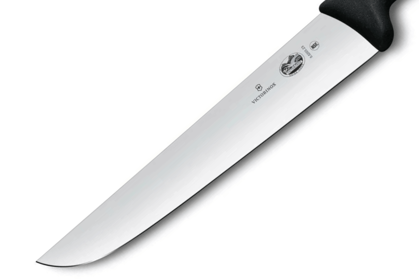 Victorinox Coltello da macellaio 5.5203.23 lama da 23 cm manico in fibrox nero