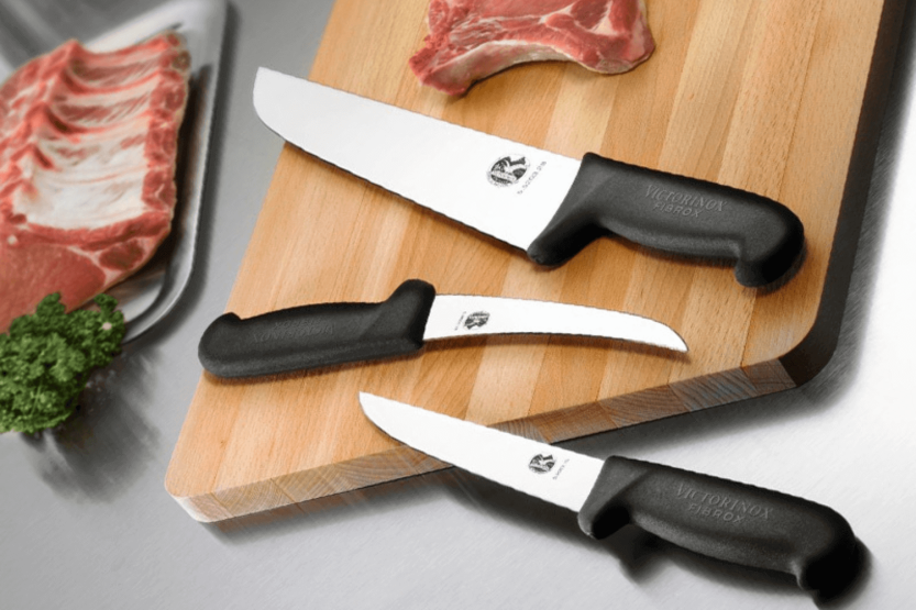 Victorinox Fleischermesser 5.5203.26 Klinge 26cm Griff Fibrox schwarz