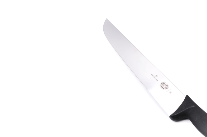 Victorinox Butcher Knife 5.5203.31 31cm blade black fibrox handle