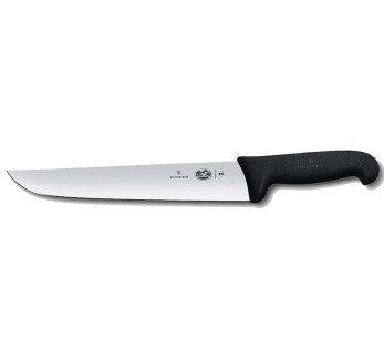 Victorinox Slagersmes 5.5203.31 31cm lemmet zwart fibrox handvat
