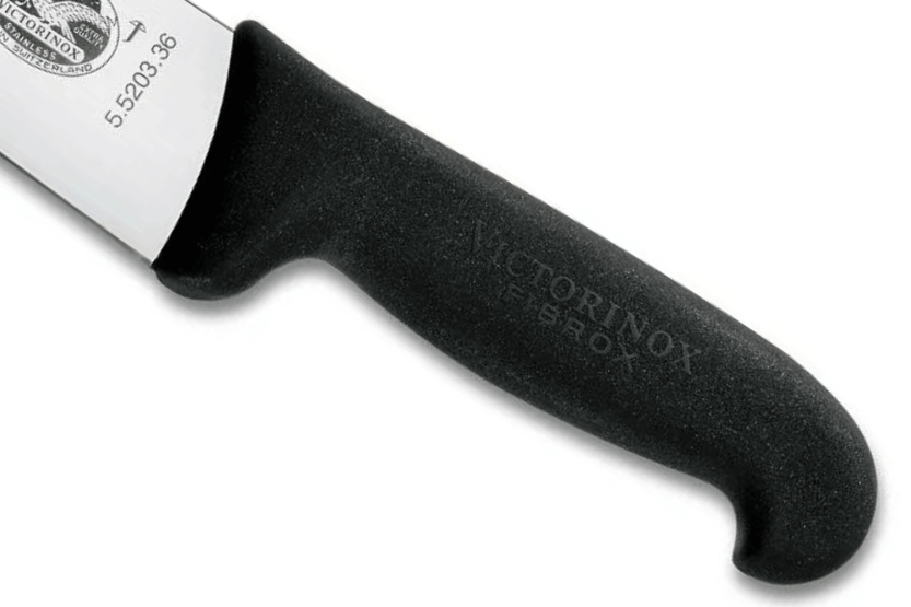 Victorinox Butcher Knife 5.5203.36 36cm blade black fibrox handle
