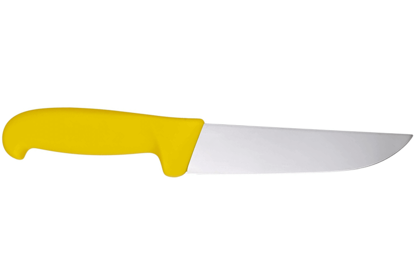 Victorinox Fleischermesser 5.5208.23 Klinge 23cm Griff Fibrox gelb
