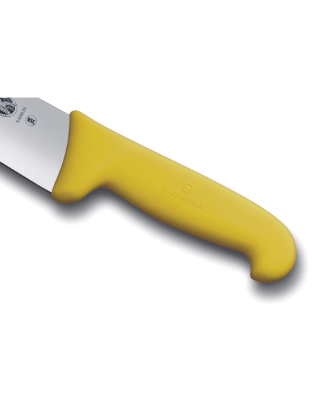 Victorinox Butcher Knife 5.5208.26 26cm blade yellow fibrox handle