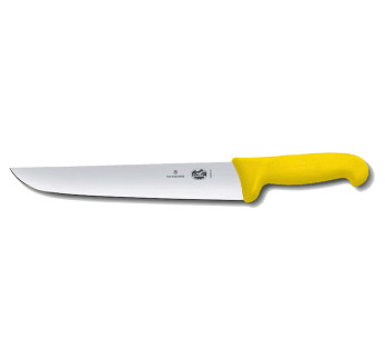 Victorinox Cuchillo Carnicero 5.5208.26 26cm hoja mango fibrox amarillo