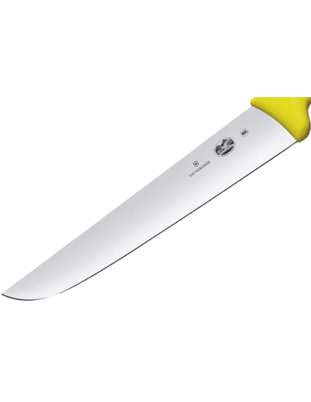 Victorinox Butcher Knife 5.5208.28 28cm blade yellow fibrox handle
