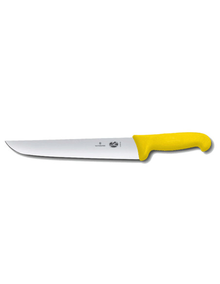 Victorinox Butcher Knife 5.5208.28 28cm blade yellow fibrox handle
