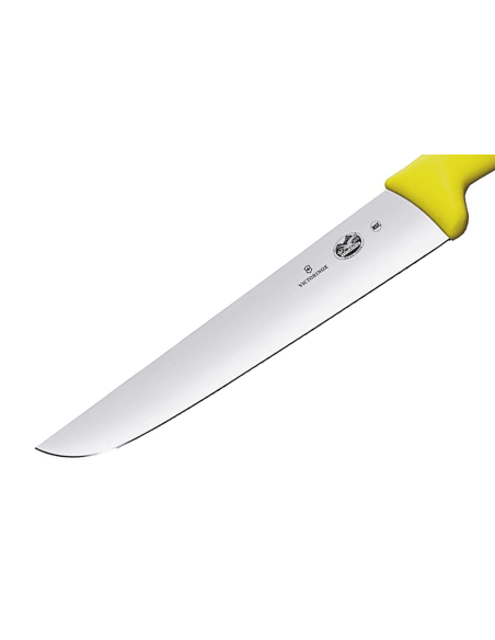 Victorinox Coltello da macellaio 5.5208.31 Lama da 31 cm manico in fibrox giallo