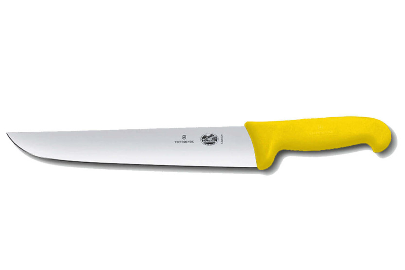 Victorinox teurastajaveitsi 5.5208.31 31cm terä keltainen fibrox kahva
