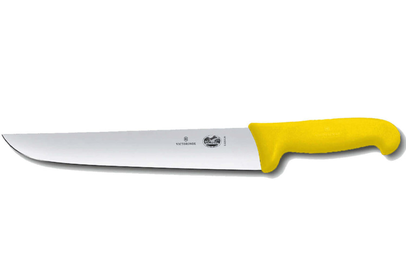 Victorinox Butcher Knife 5.5208.36 36cm blade yellow fibrox handle