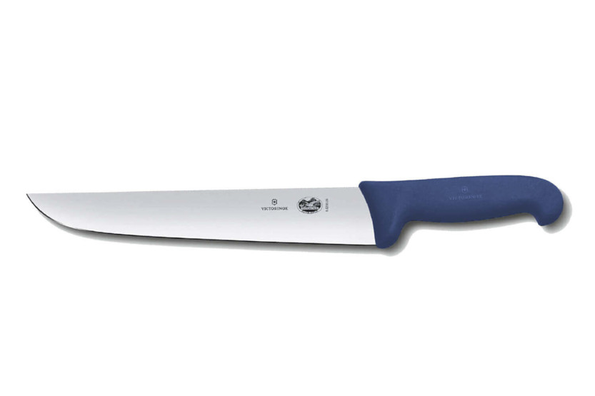 Victorinox Cuchillo Carnicero 5.5202.28 28cm hoja mango fibrox azul