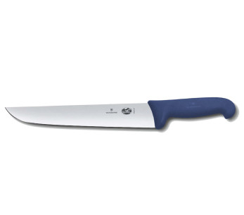 Coltello da macellaio Victorinox 5.5202.31 lama 31 cm manico in fibrox blu