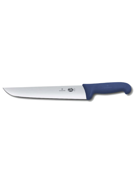 Victorinox Fleischermesser 5.5202.31 Klinge 31cm Griff Fibrox blau