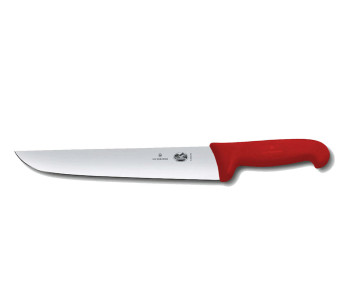 Victorinox Cuchillo Carnicero 5.5201.28 28cm hoja mango fibrox rojo