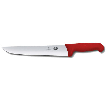 Victorinox Cuchillo Carnicero 5.5201.31 31cm hoja mango fibrox rojo