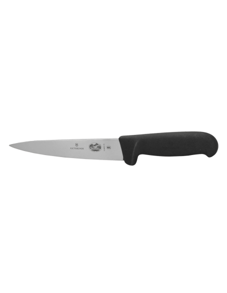 Victorinox Cuchillo deshuesador y desangrador 5.5603.16 16cm hoja mango fibrox negro