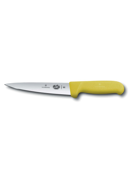 Victorinox udbenings- og afblødningskniv 5.5608.16 16 cm blad gult fibrox-håndtag