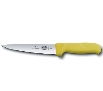 Victorinox boning and bleeding knife 5.5608.18 18cm blade yellow fibrox handle