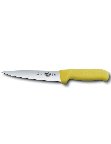 Victorinox udbenings- og afblødningskniv 5.5608.18 18 cm blad gult fibrox-håndtag