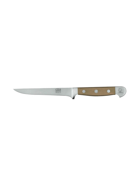 Faca de desossar flexível em aço forjado Güde Alpha Poire 13cm