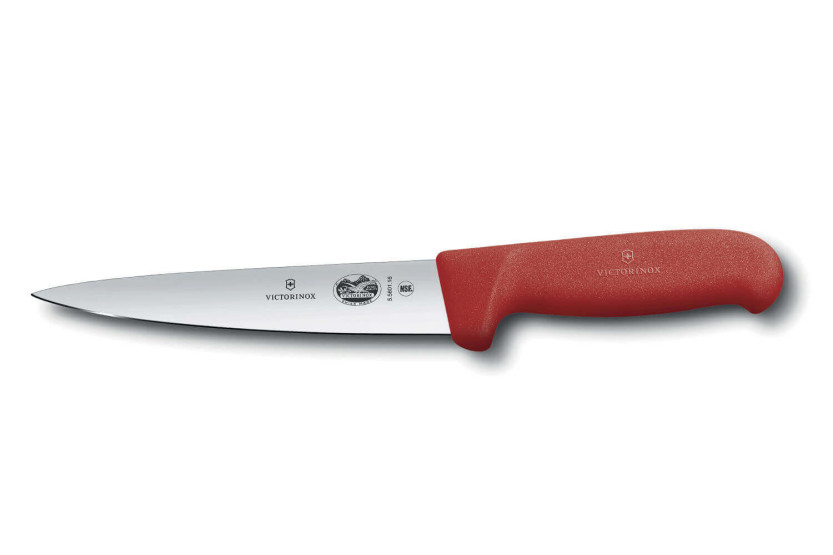 Victorinox utbenings- og avblødningskniv 5.5601.14 14 cm blad rødt fibroxhåndtak