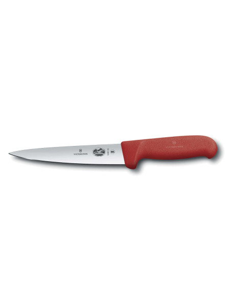 Victorinox udbenings- og afblødningskniv 5.5601.14 14 cm blad rødt fibrox-håndtag