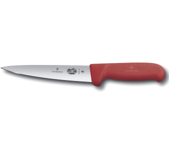 Victorinox luuttomaksi leikkaus- ja verenlaskuveitsi 5.5601.16 16cm terä punainen fibrox kahva