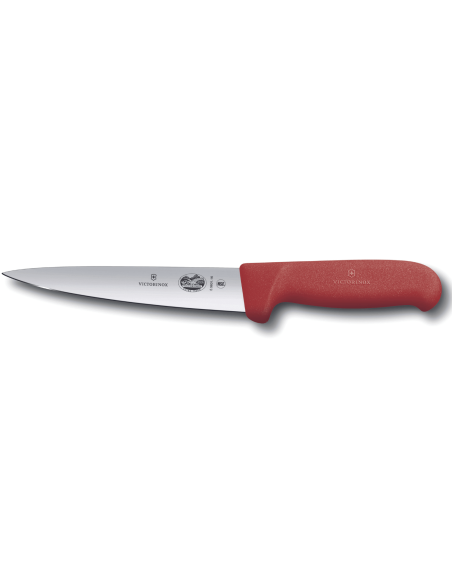Victorinox utbenings- og avblødningskniv 5.5601.16 16 cm blad rødt fibroxhåndtak