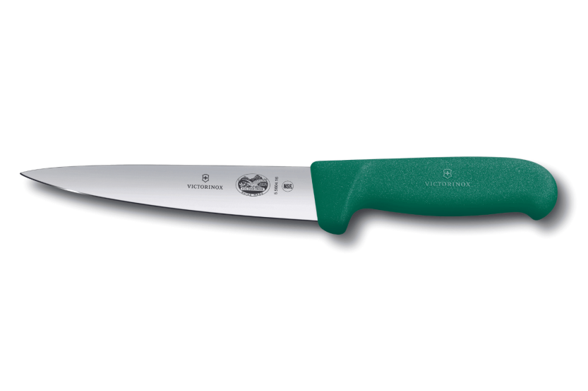 Victorinox udbenings- og afblødningskniv 5.5604.14 14 cm klinge grønt fibrox-håndtag