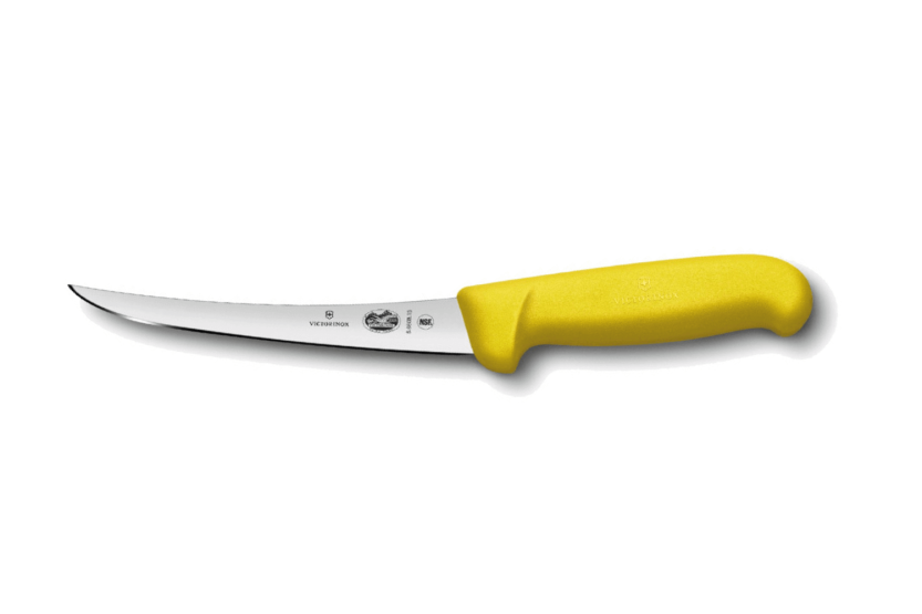 Victorinox Ausbeinmesser 5.6608.12 umgekehrte Klinge 12cm Griff aus Fibrox gelb