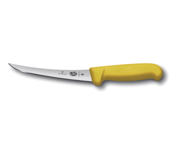 Faca de desossar Victorinox 5.6608.15 lâmina invertida 15cm cabo em fibrox amarelo