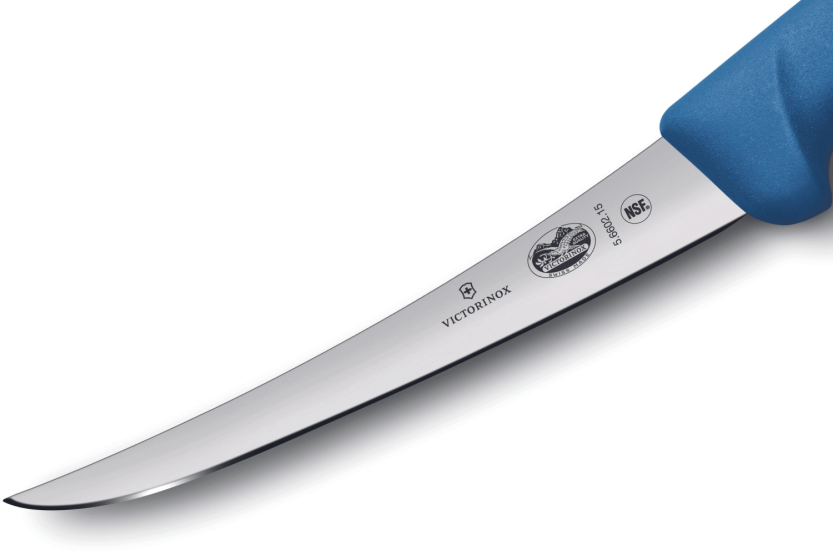 Victorinox boning knife 5.6602.15 reversed blade 15cm blue fibrox handle