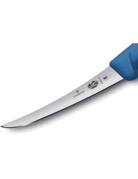 Victorinox luuttomaksi leikkaava veitsi 5.6602.15 käänteinen terä 15cm sininen fibrox kahva